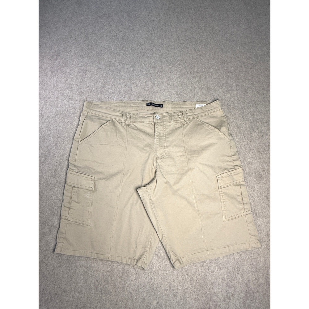 Lee Khaki Cargo Shorts Womens‎ 16 Tan Midrise Stretch Gorpcore Utility Hiking